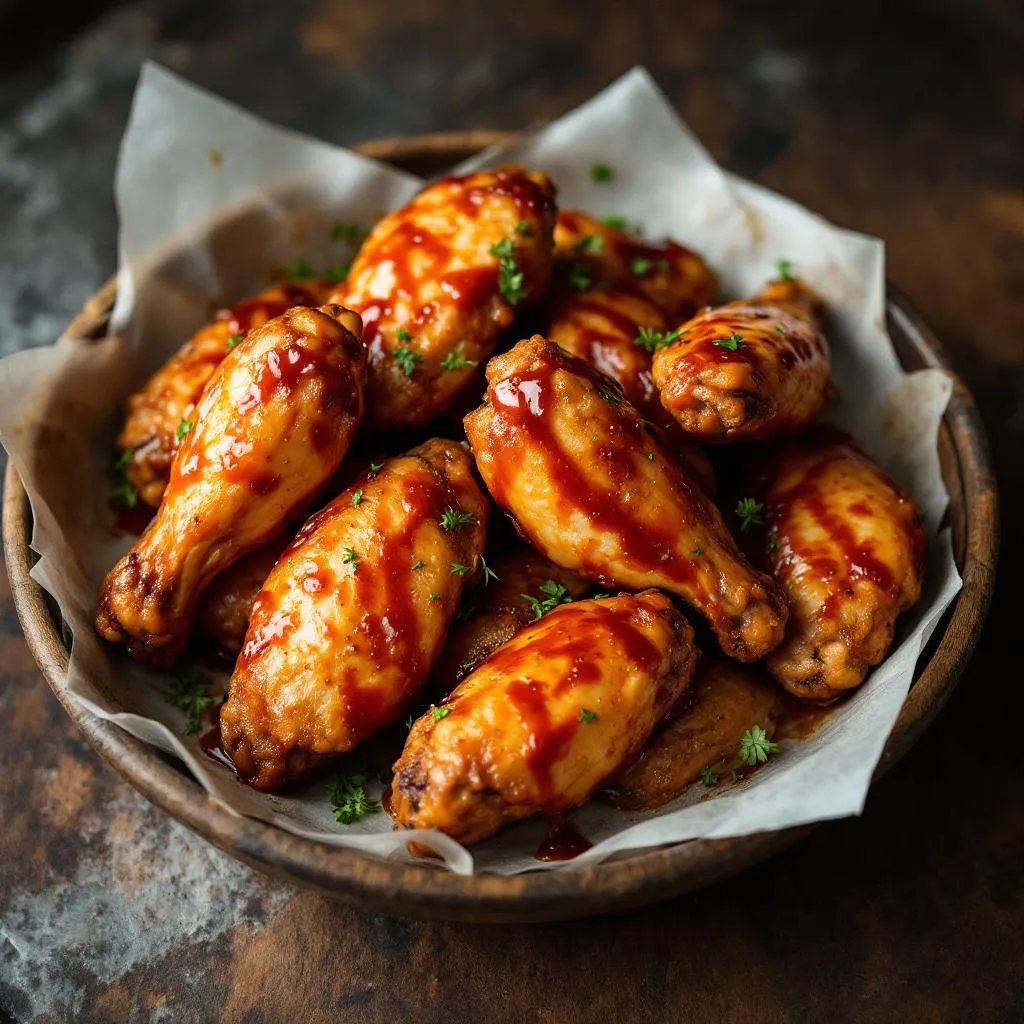 BBQ-крильця на грилі